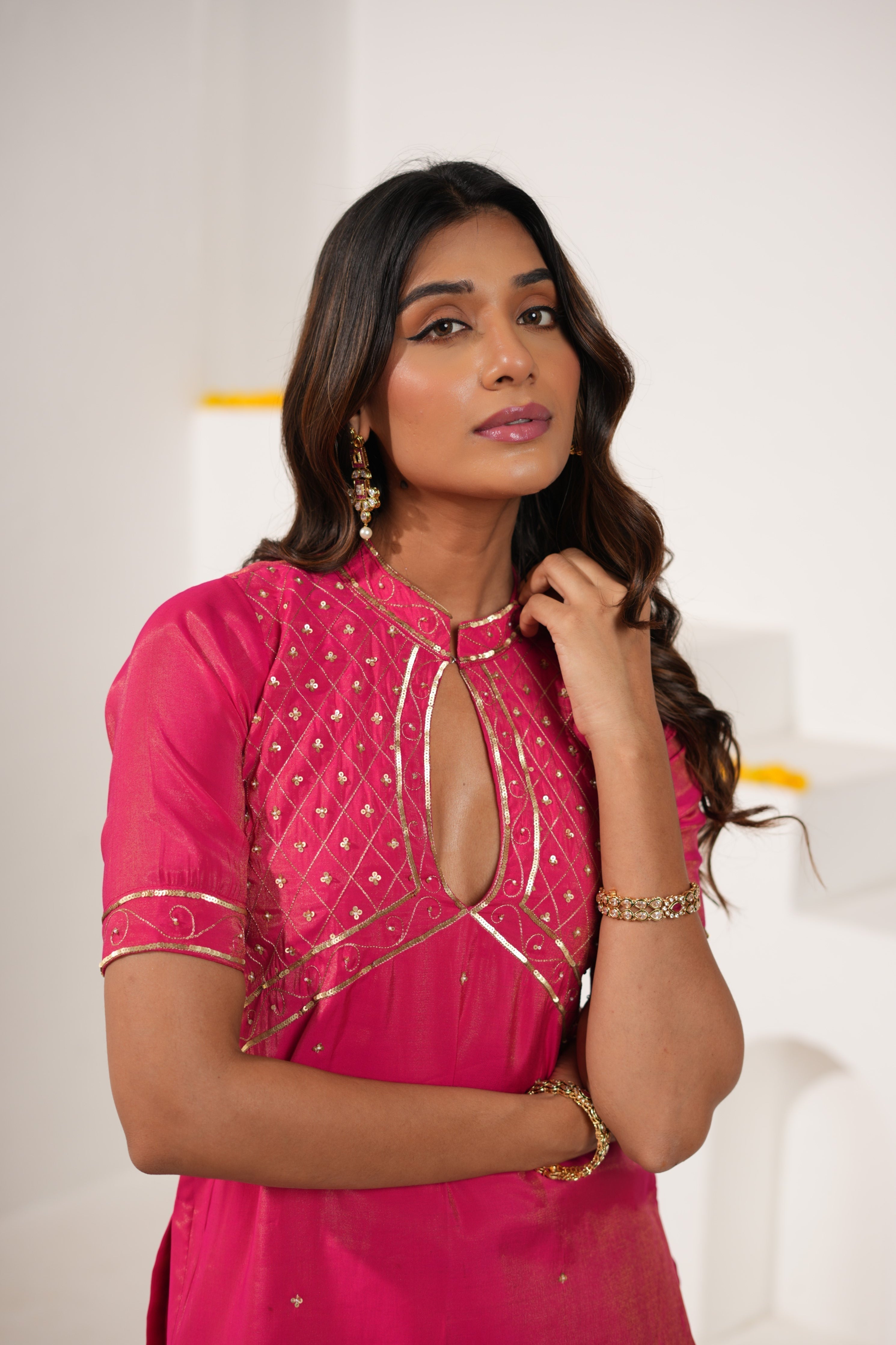 Aarya suit Pink